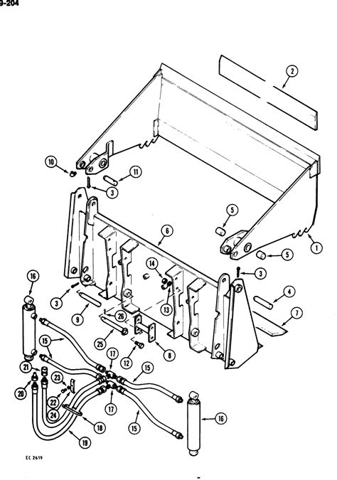 case 1825 skid steer parts